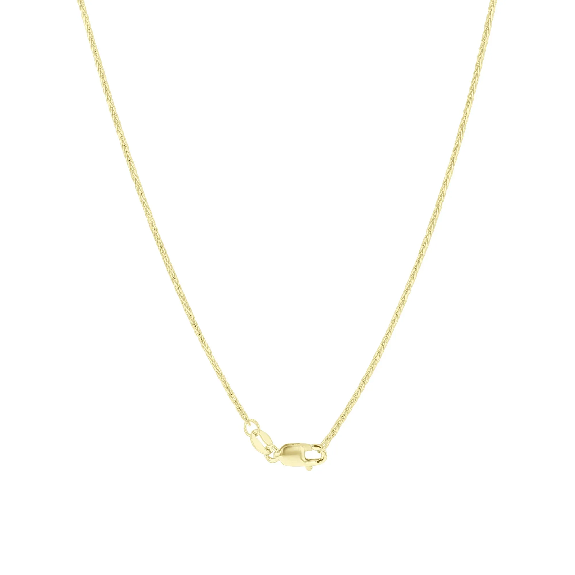 Ranger 1mm Gold Wheat Chain Necklace 20“