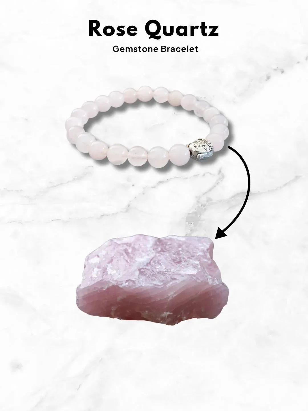 Rose Quartz Gemstone Bracelet