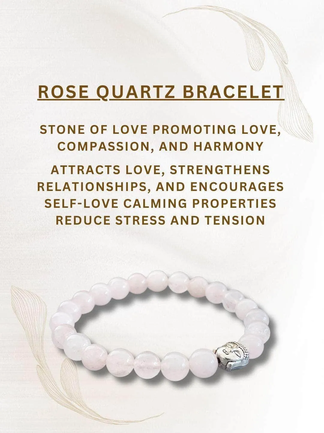 Rose Quartz Gemstone Bracelet