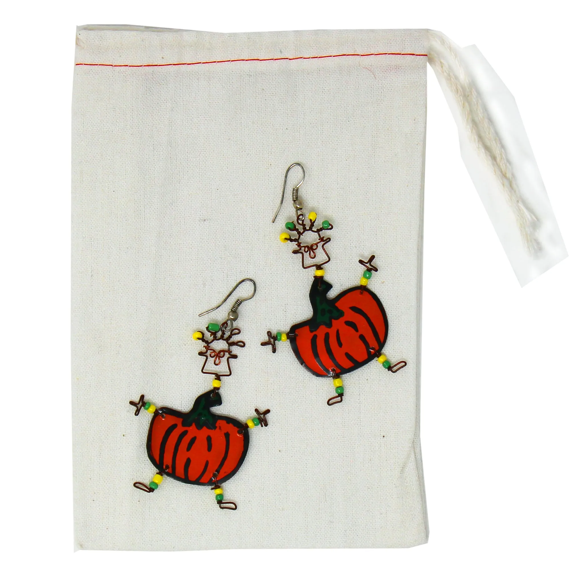 Set of 10 Dancing Girl Pumpkin Earrings Creative Alternatives