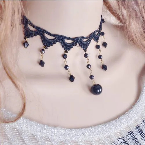 sexy hollow flower chokers necklace