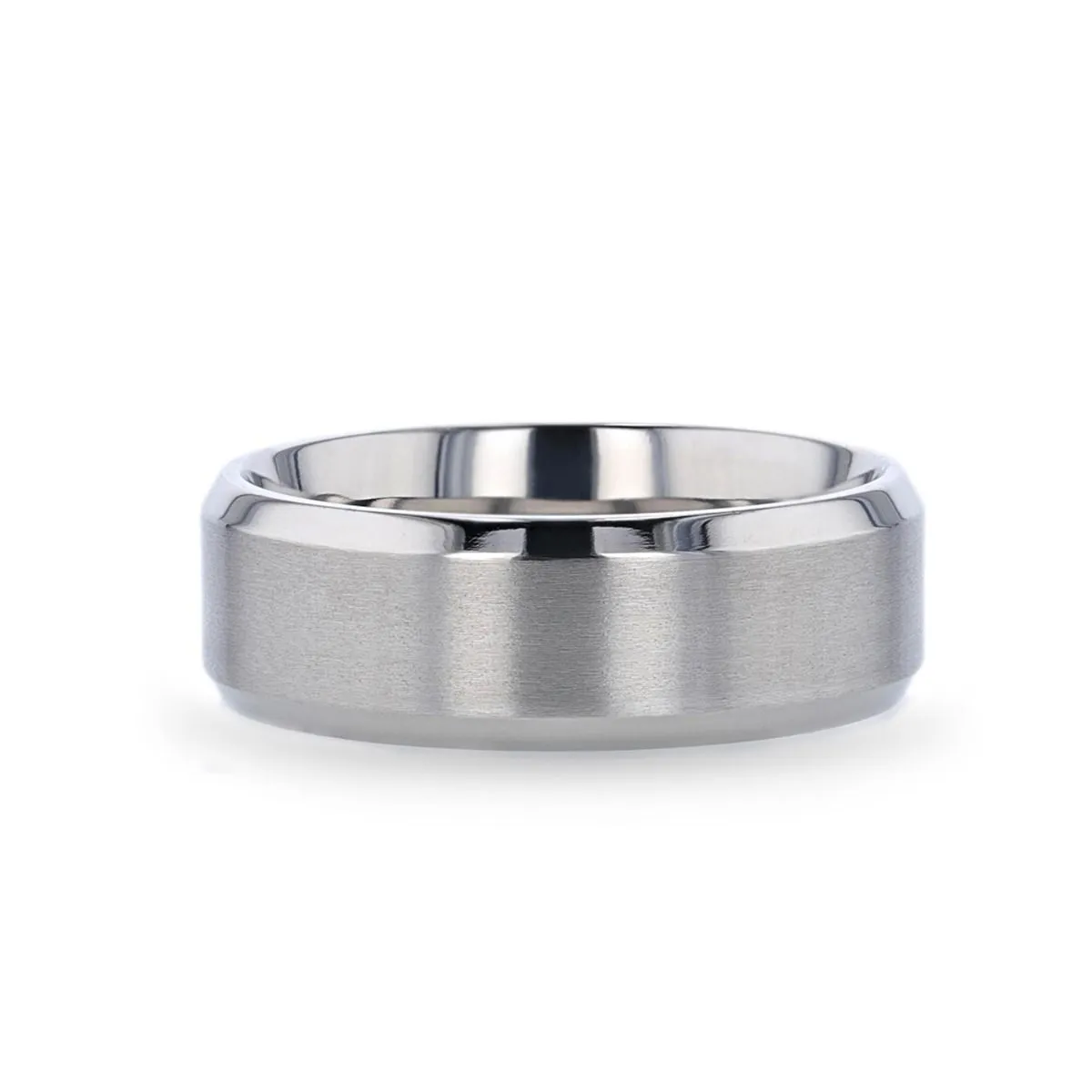 SHIRE | Titanium Ring Brushed Center