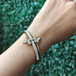 Sleek Metallic Wrap Bracelet