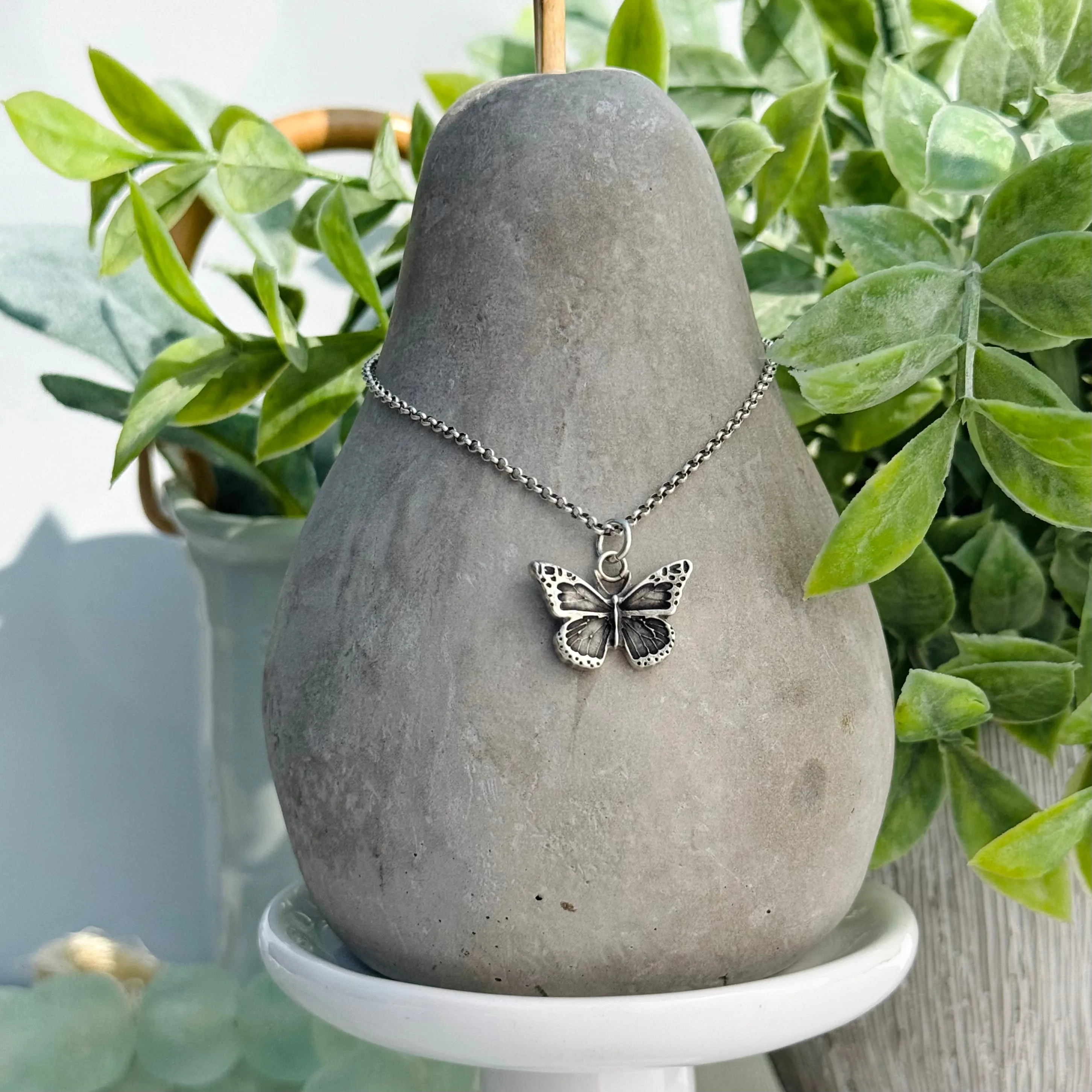 Sterling Silver Butterfly Necklace