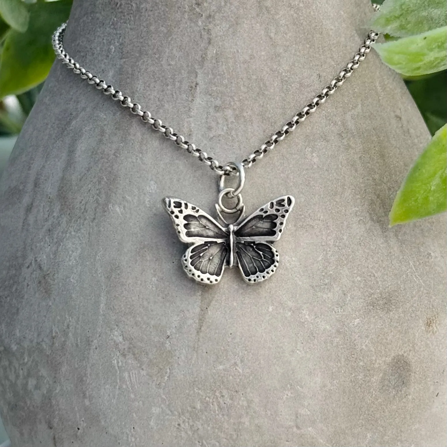 Sterling Silver Butterfly Necklace