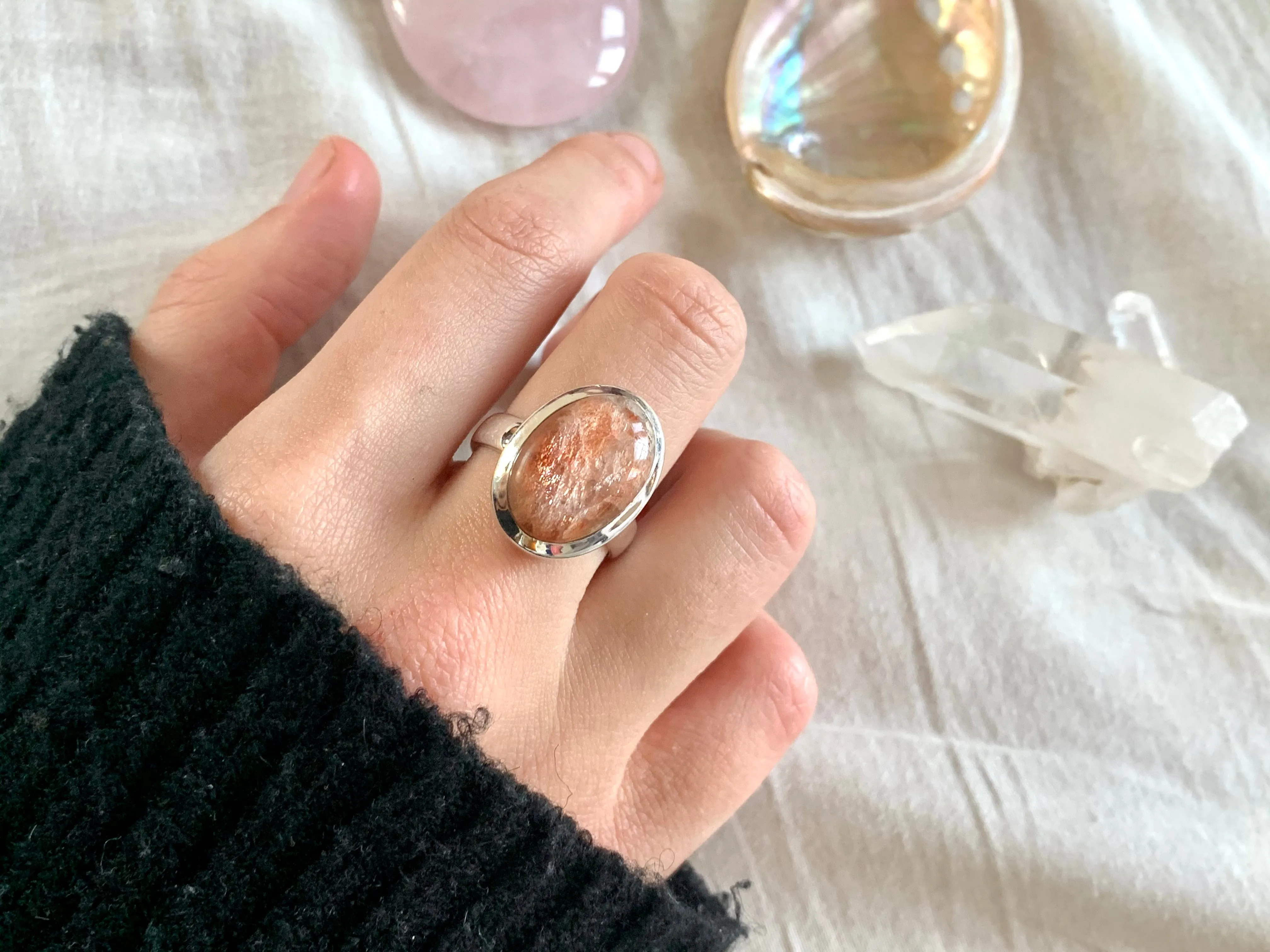 Sunstone Naevia Ring - Medium Oval