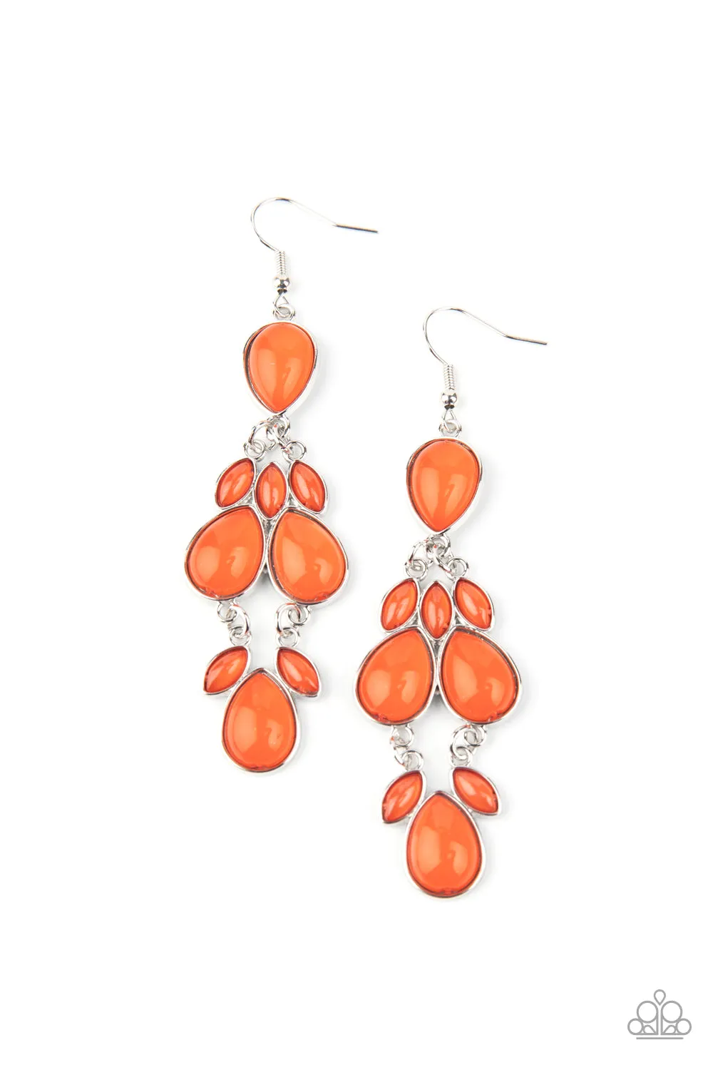 Superstar Social Orange-Earrings