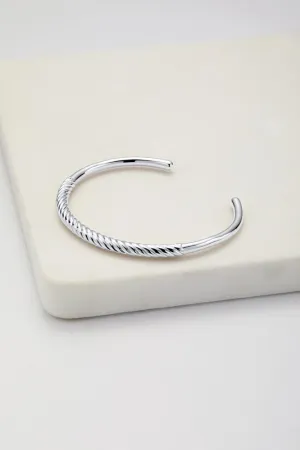 Tia Cuff Bracelet - Silver