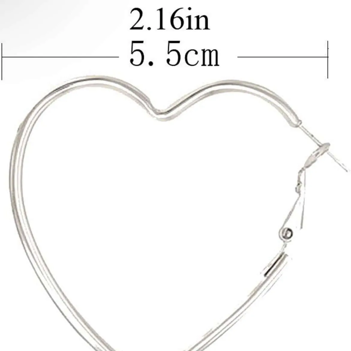 Timeless Heart Hoop Earrings