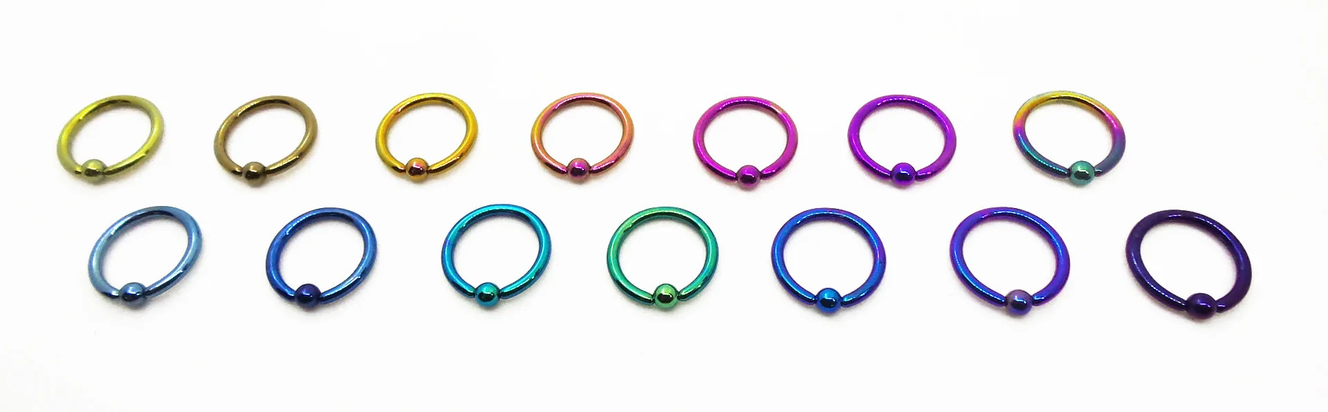 Titanium Jointed Captive Rings, cbr with hinge... on sale