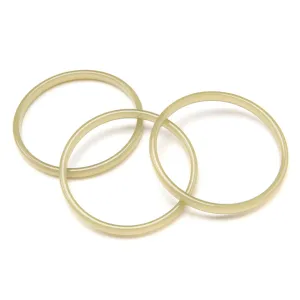 Twiggy Bangle Set of 3 Olive Oil