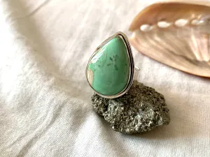 Variscite Brea Ring - Teardrop - US 7.5