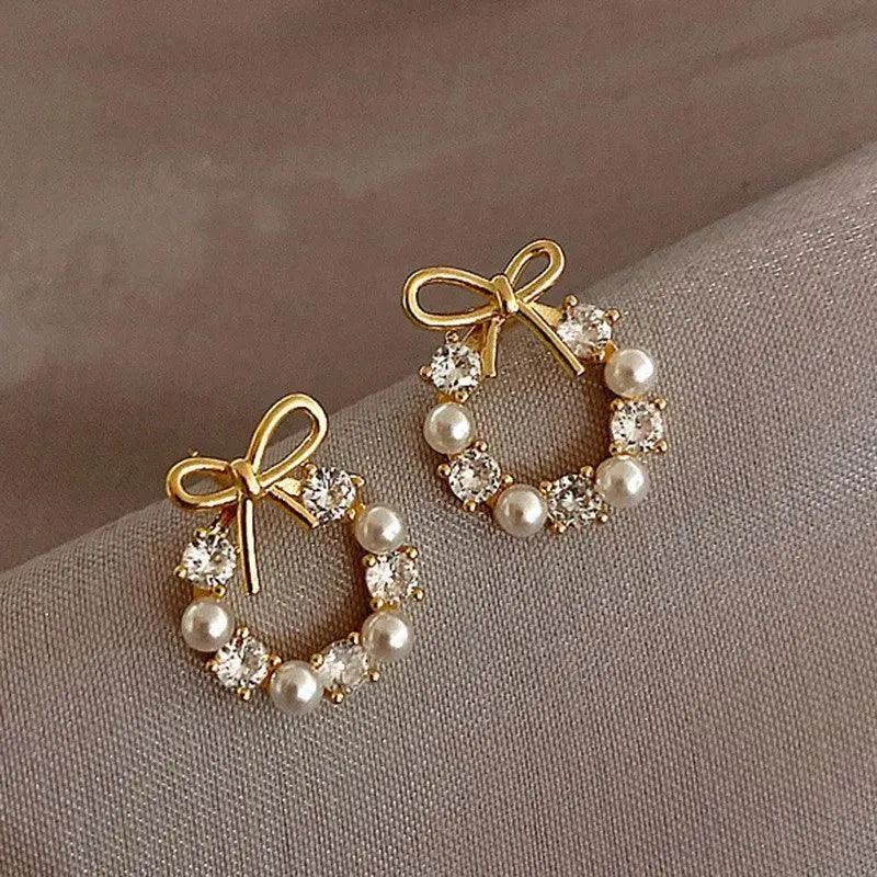 Vintage Geometric Hoop Earrings: Timeless Korean Style Jewelry Collection