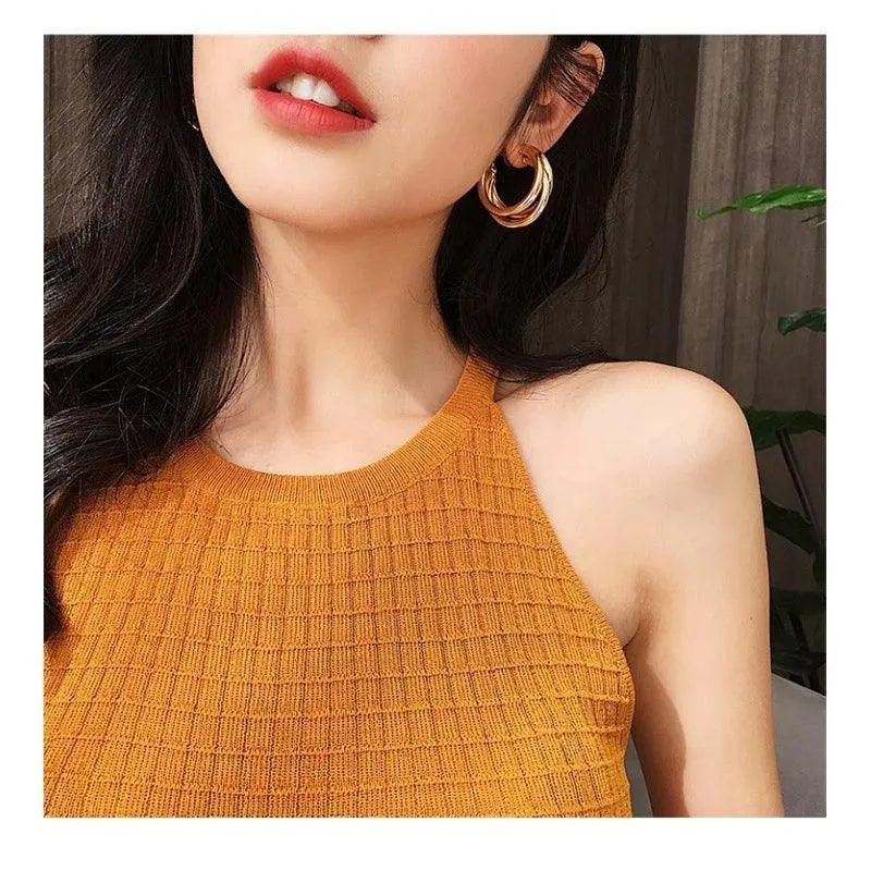 Vintage Geometric Hoop Earrings: Timeless Korean Style Jewelry Collection